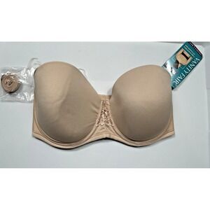 Vanity Fair 34D Beauty Back Strapless Convertible Underwire Bra 74380 Nude